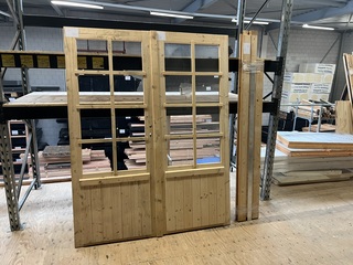 Vuren dubbel deurkozijn 1685x2010mm Hillhout